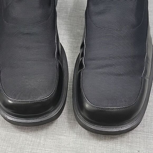 Mezlan Panaro Black Leather Slip-On Loafers Stretch Top Men\'s SZ 11M main image 9